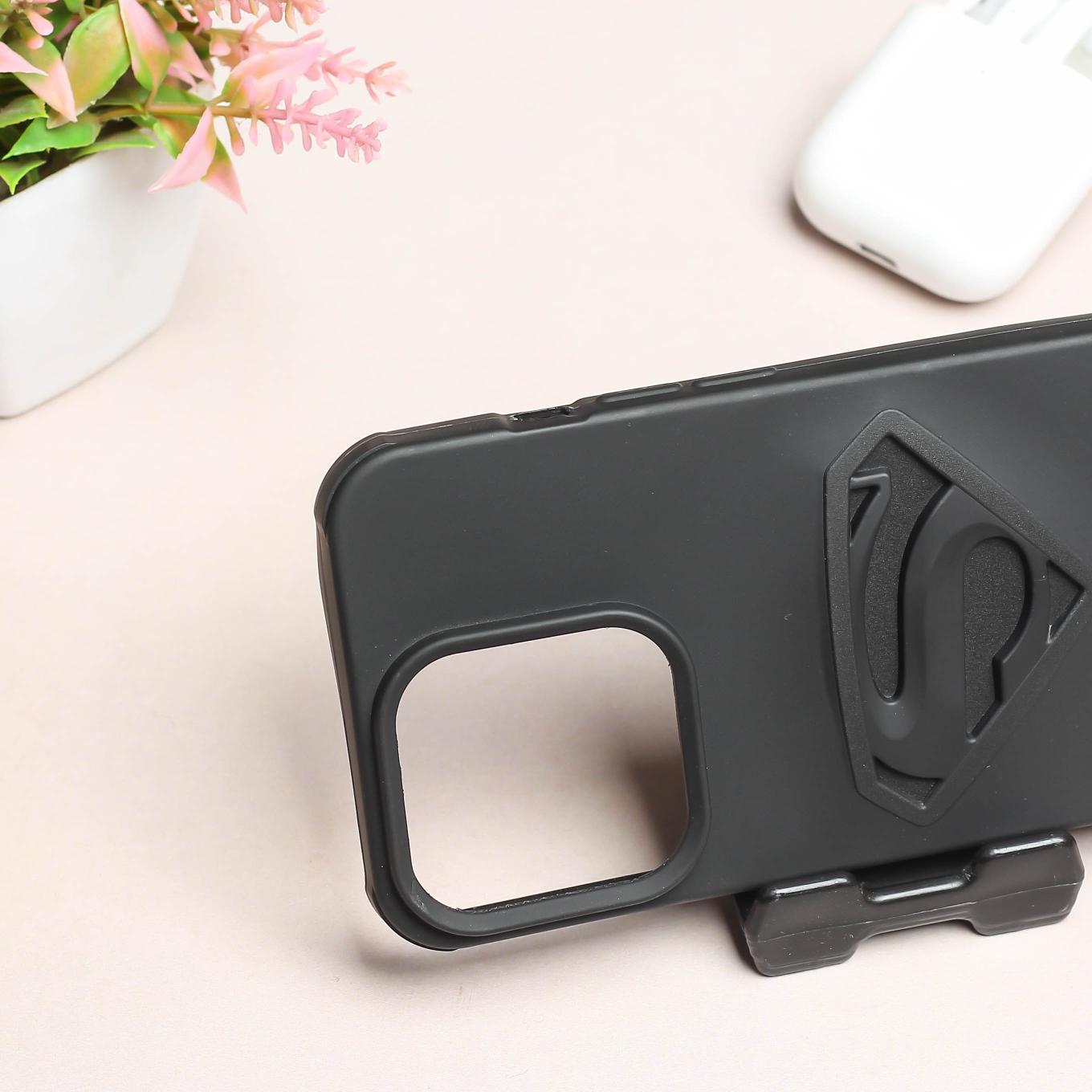 Superhero -S Engraved silicon Case for Apple Iphone 14 Pro