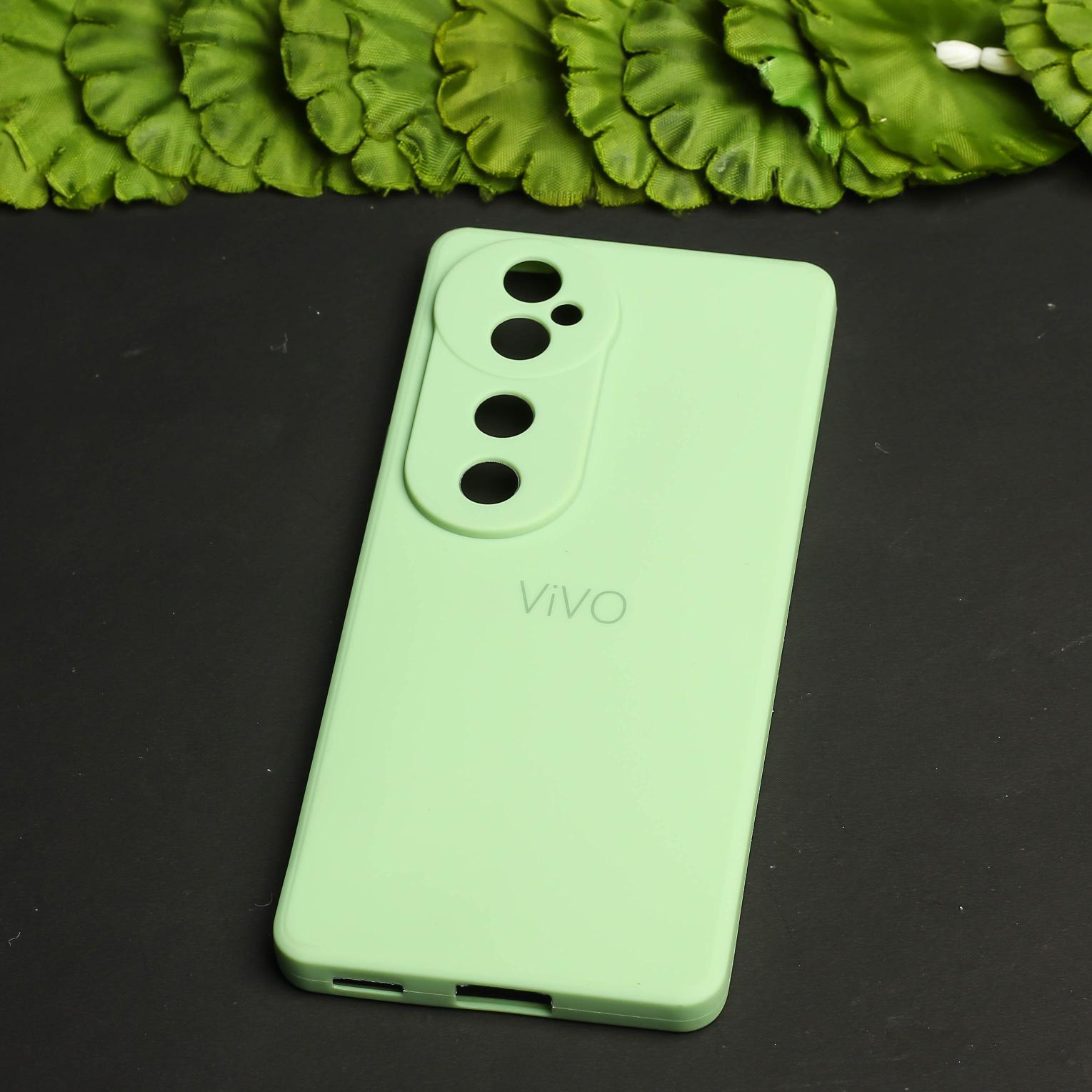 Light Green Candy silicone Case for Vivo V40
