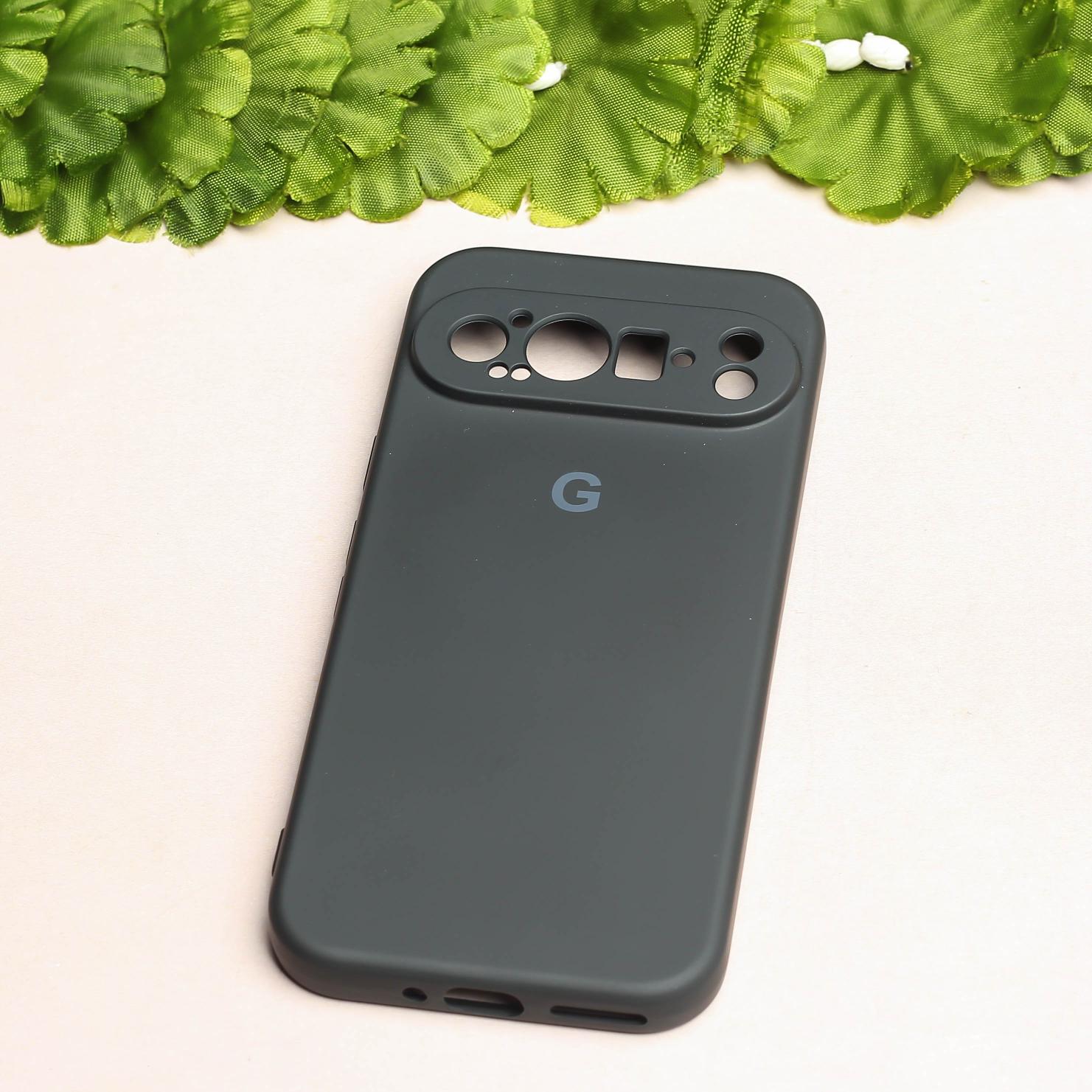 Black Camera Original Silicone case for Google Pixel 9
