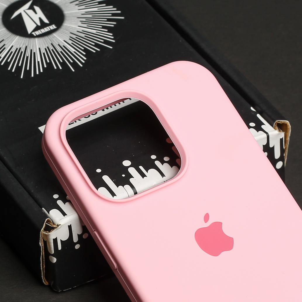 Pink Original Silicone case for Apple iphone 12 Pro Max