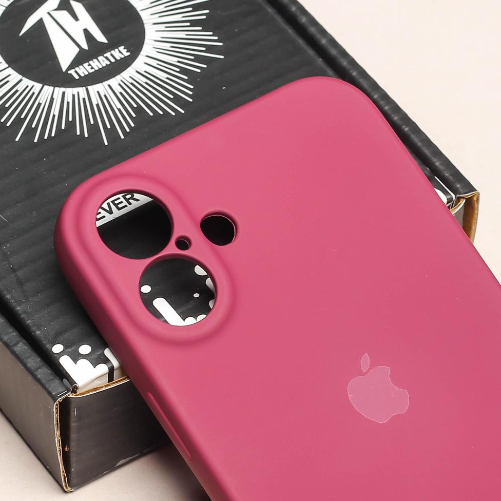 Mehroon Original Camera Silicone Case for Apple Iphone 16