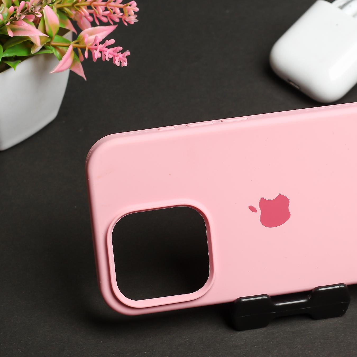 Pink Original Silicone case for Apple iphone 12 Pro Max