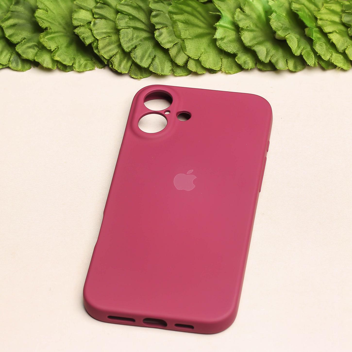 Mehroon Original Camera Silicone Case for Apple Iphone 16