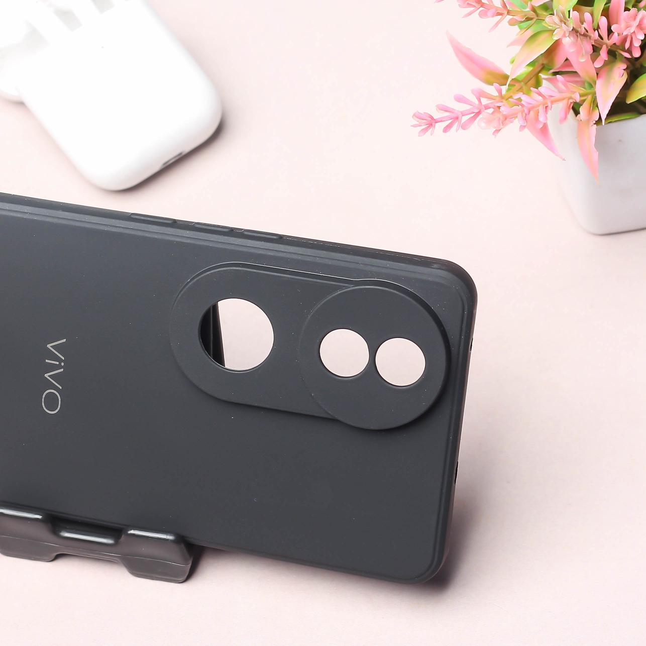 Black Candy silicone Case for Vivo V40
