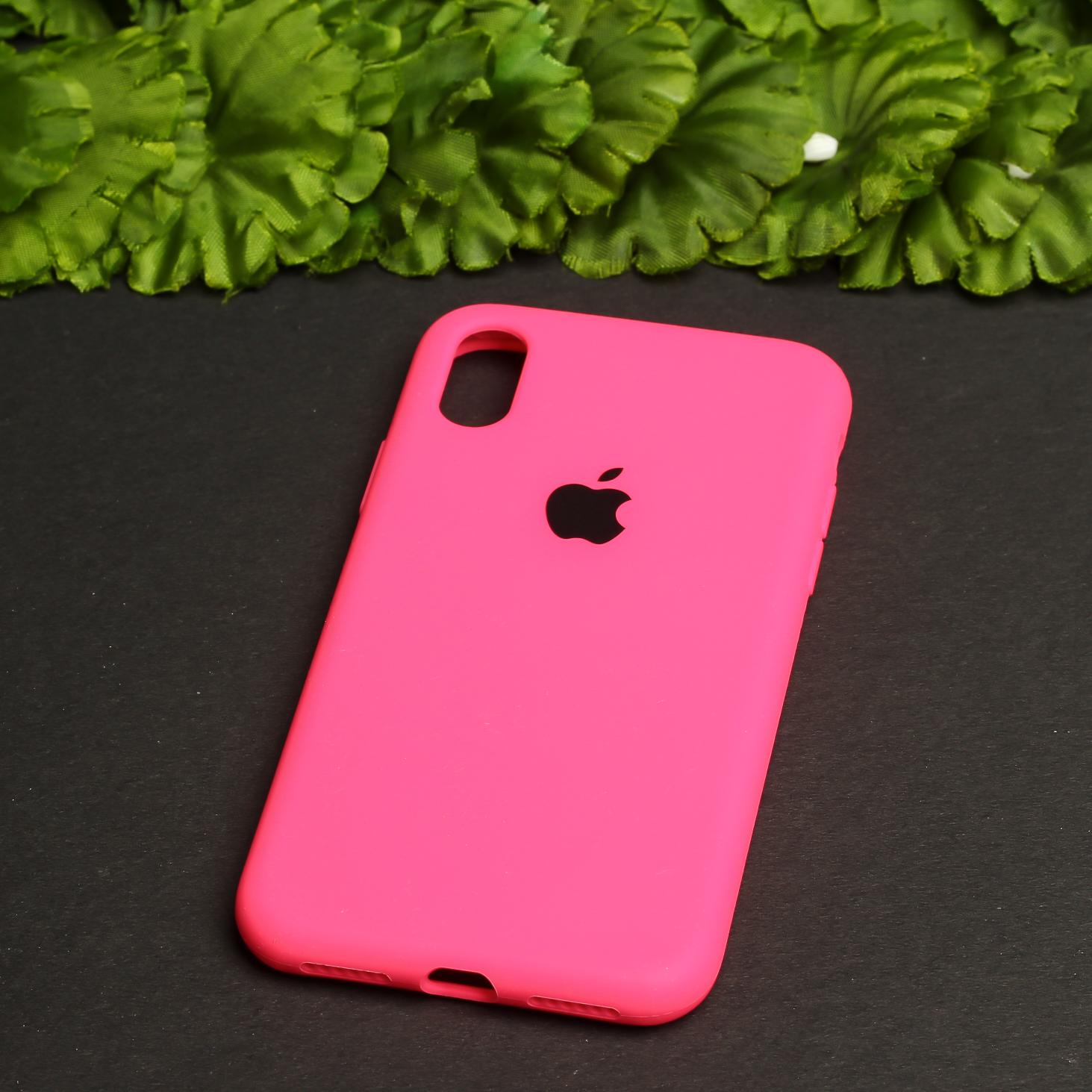 Hot Pink Original Silicone case for Apple iphone X/xs