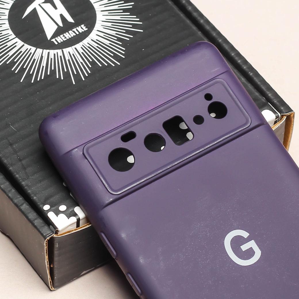 Deep Purple Camera Original Silicone case for Google Pixel 6 Pro