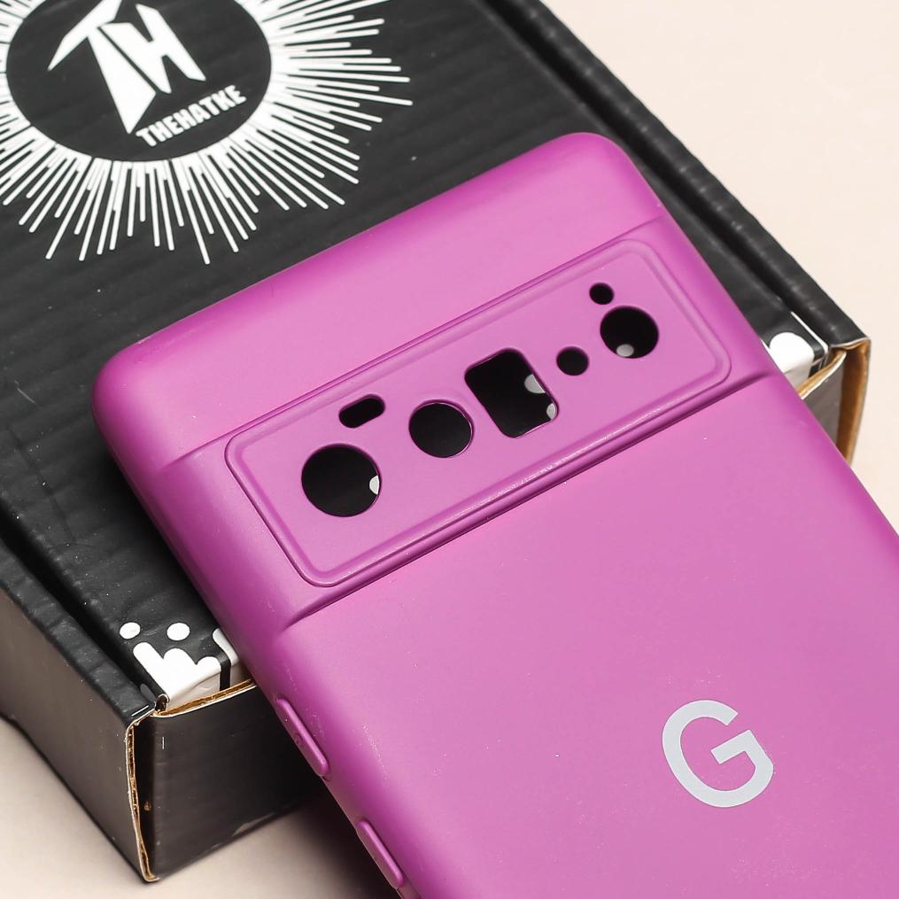 Dark Purple Camera Original Silicone case for Google Pixel 6 Pro