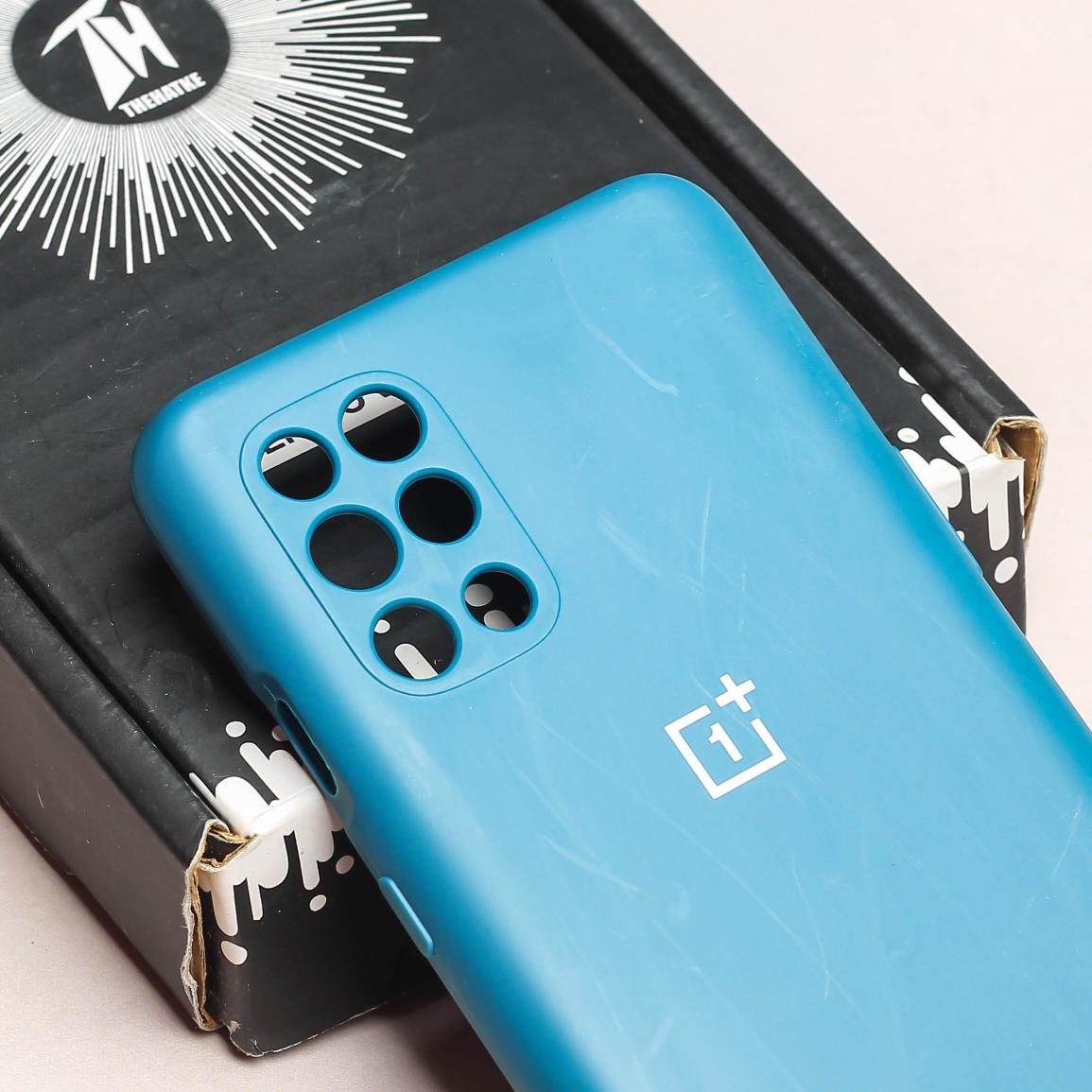 Cosmic Blue Camera Original Silicone case for Oneplus 9R