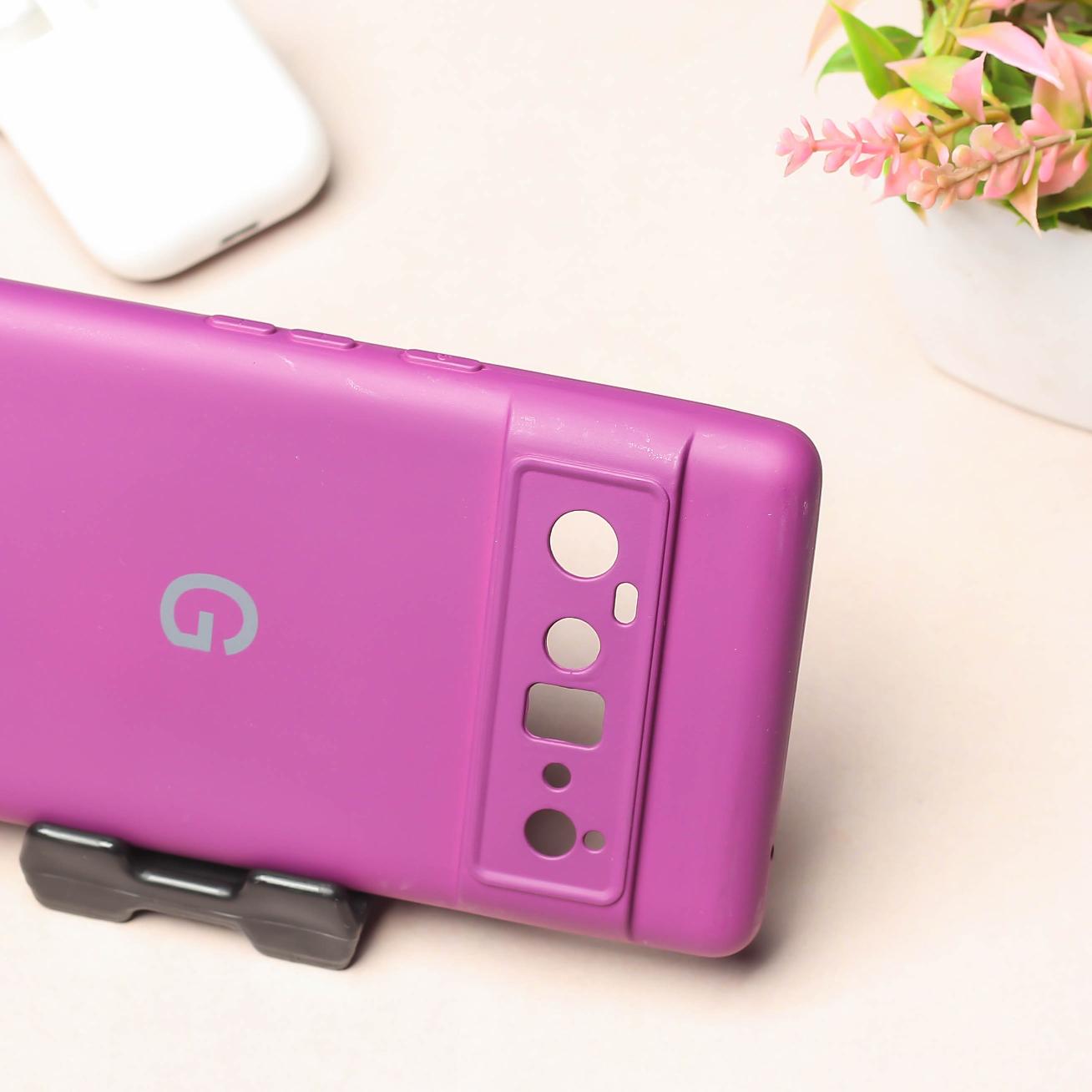 Dark Purple Camera Original Silicone case for Google Pixel 6 Pro