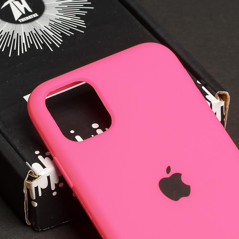 Hot Pink Original Silicone case for Apple iphone 12