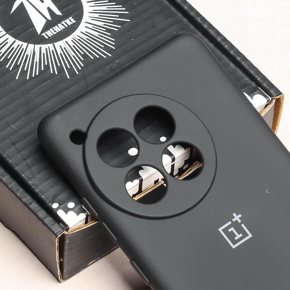 Black Camera Original Silicone case for Oneplus 12R