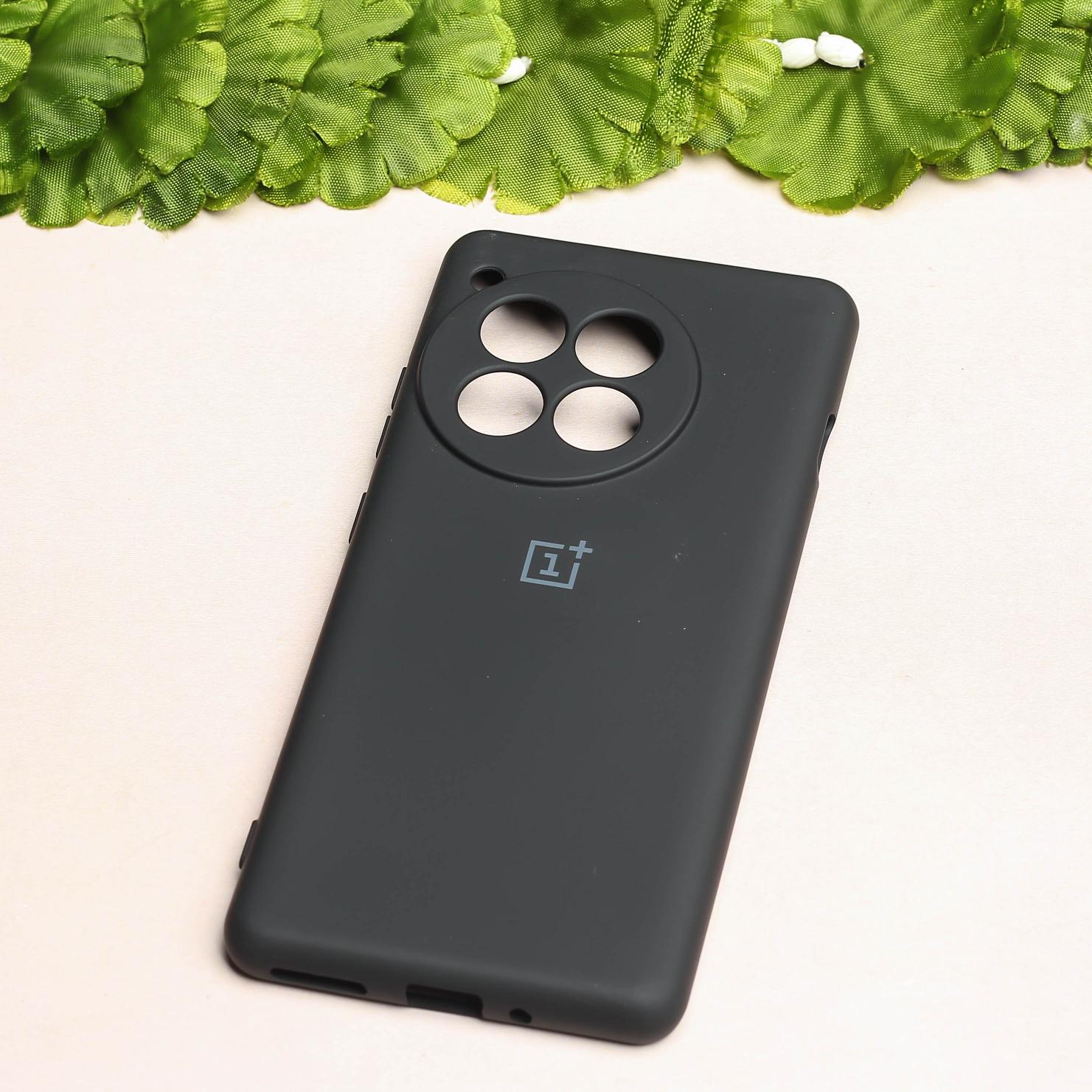 Black Camera Original Silicone case for Oneplus 12R
