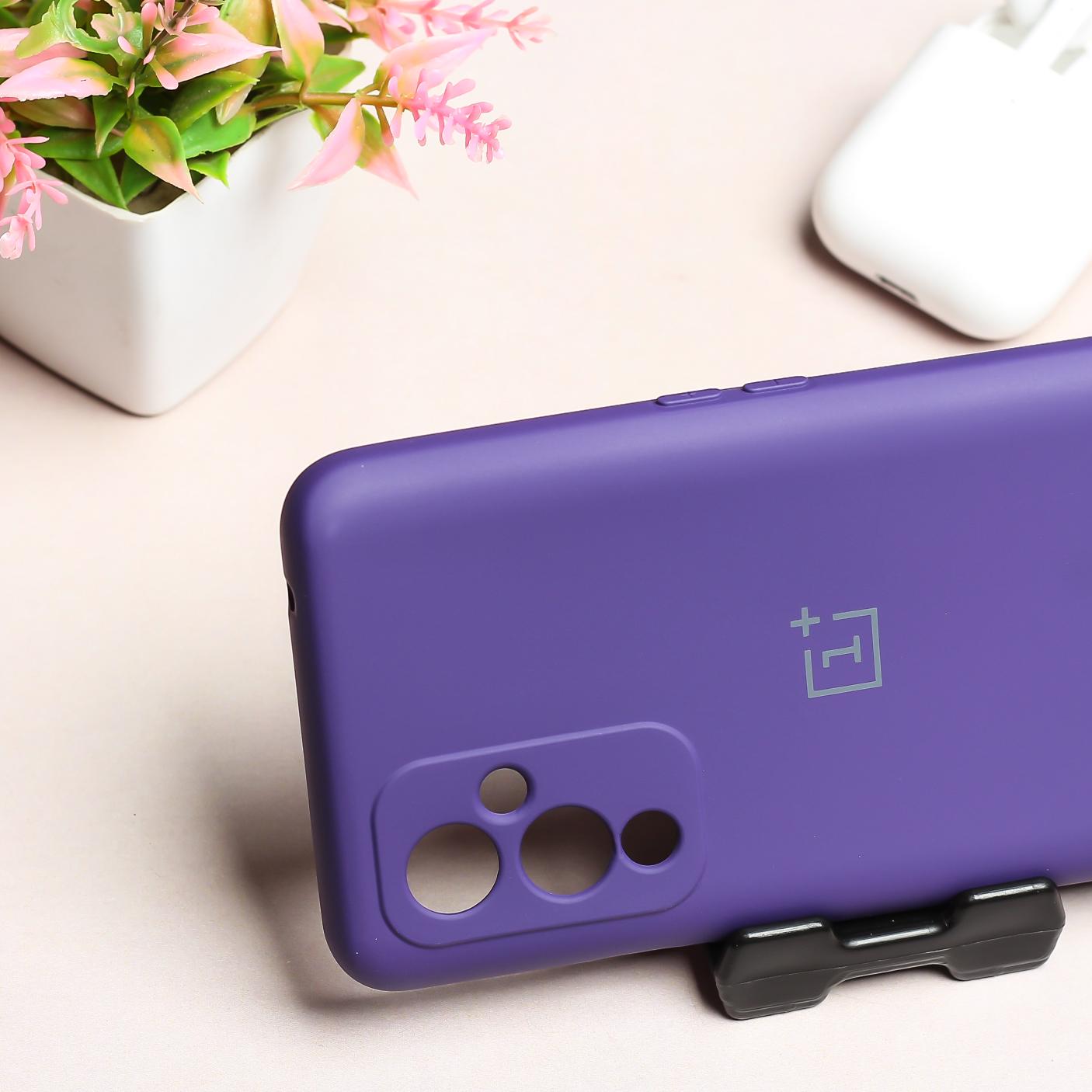 Deep Purple Camera Original Silicone Case for Oneplus 9