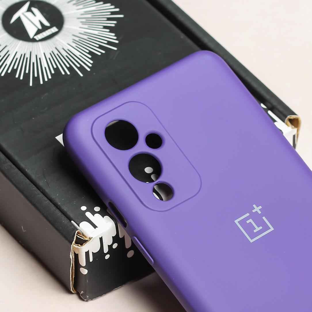 Deep Purple Camera Original Silicone Case for Oneplus 9