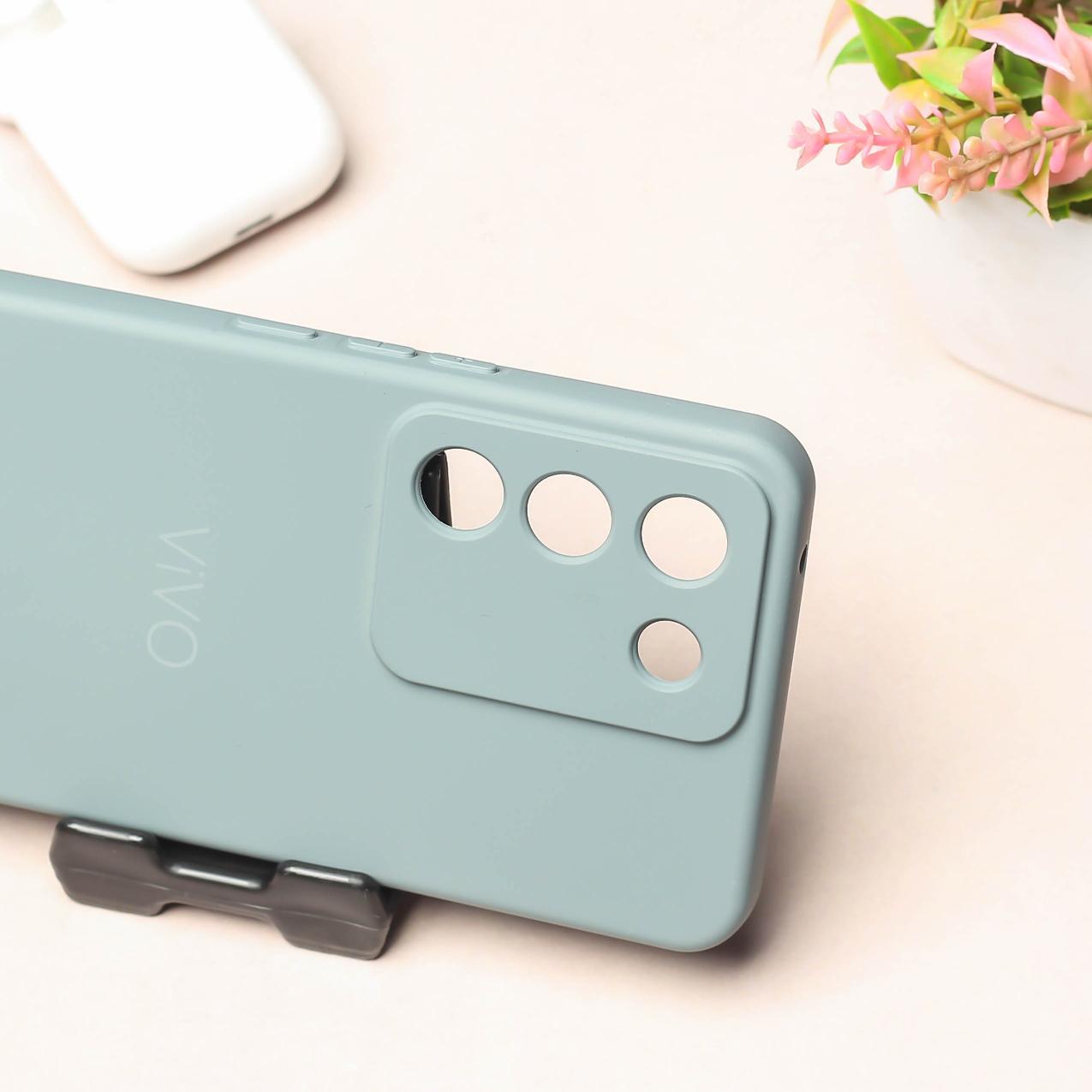 Light Grey Camera Original Silicone case for Vivo Y200