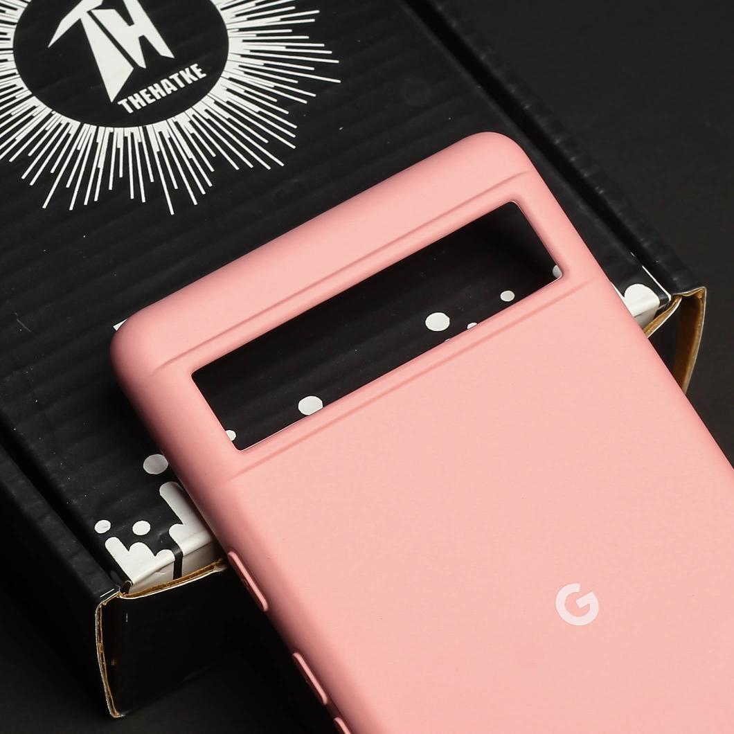 Pink Original Silicone case for Google Pixel 6A