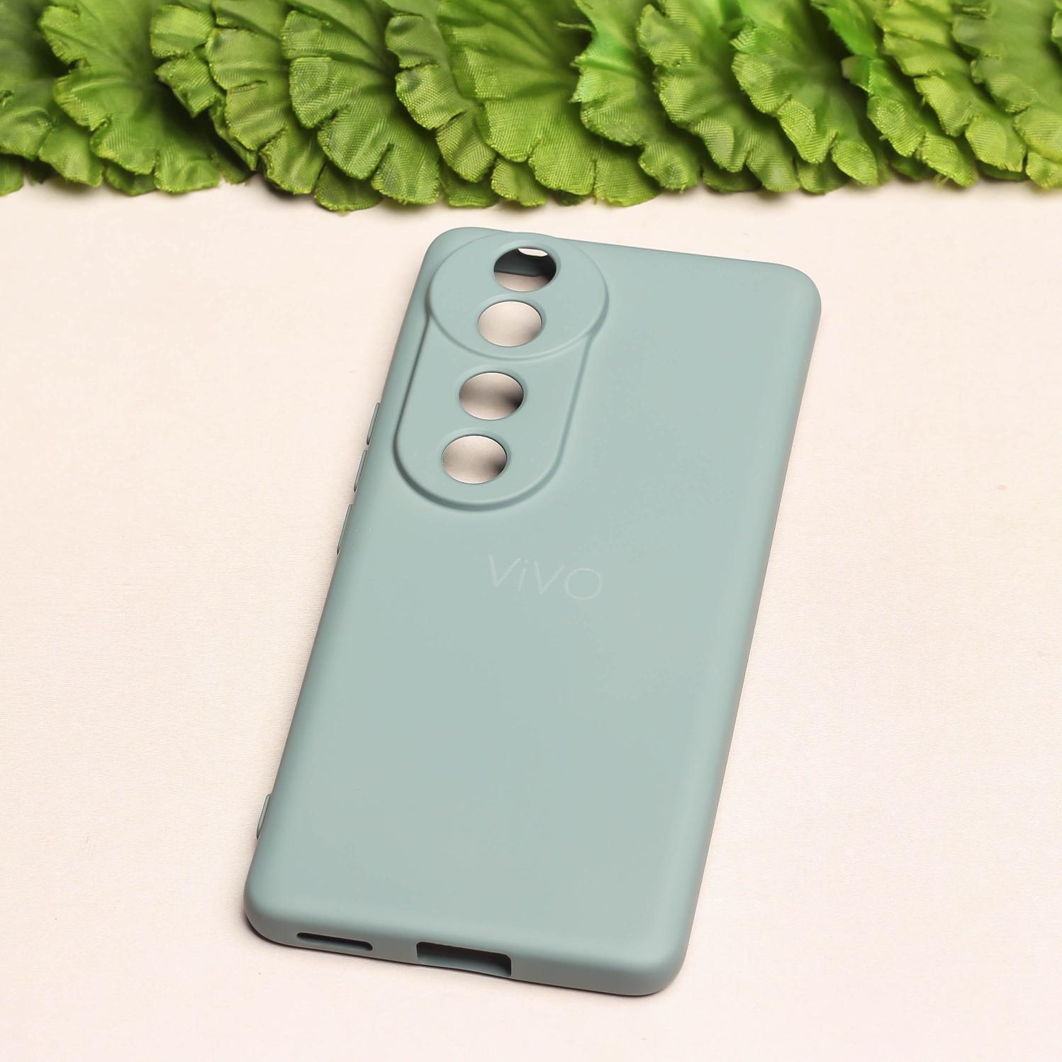 Light Grey Camera Original Silicone case for Vivo V40