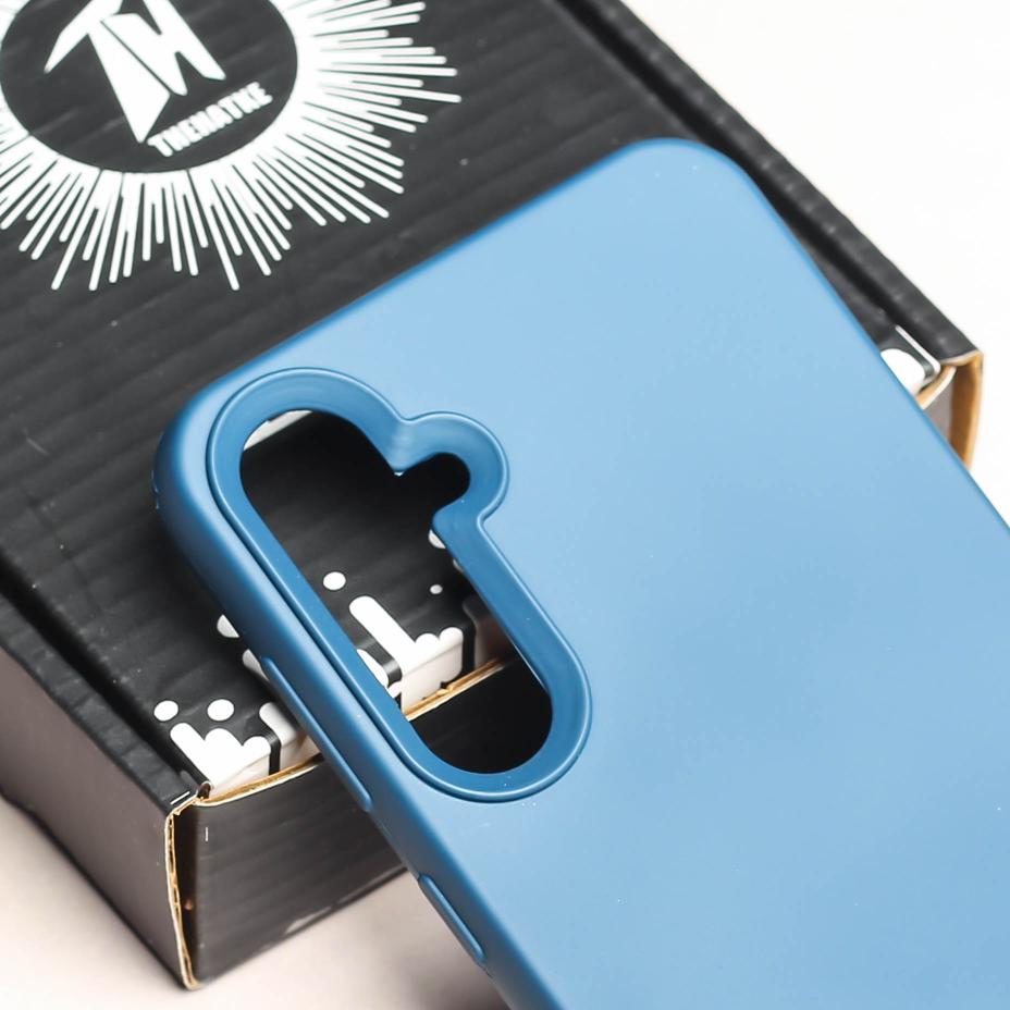 Cosmic Blue Original Silicone case for Samsung S23 FE