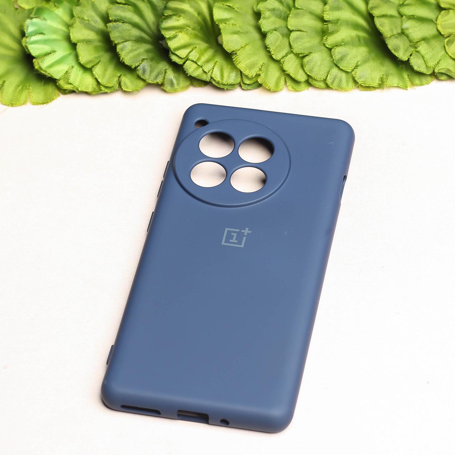 Dark Blue Camera Original Silicone case for Oneplus 12R