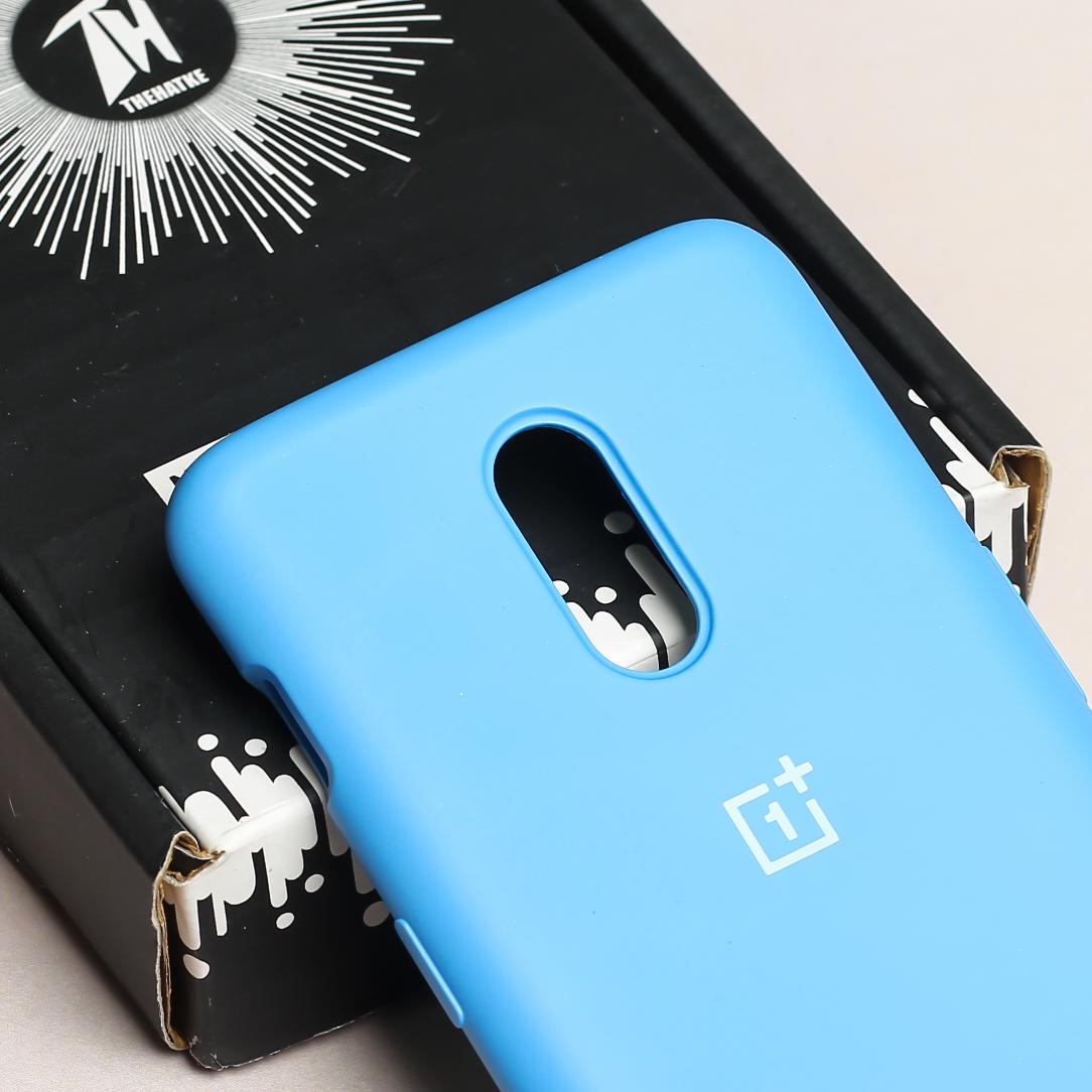 Sky Blue Original Silicone case for Oneplus 7