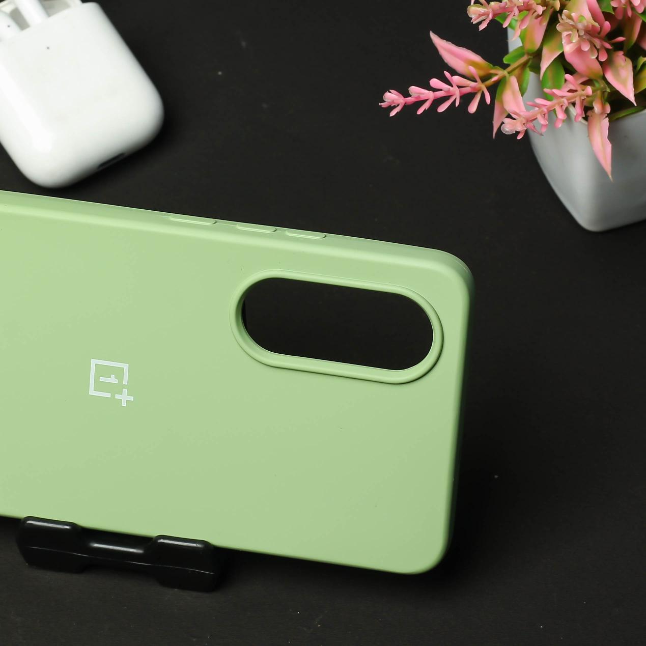 Light Green Original Silicone Case for Oneplus Nord CE 4 Lite 5G