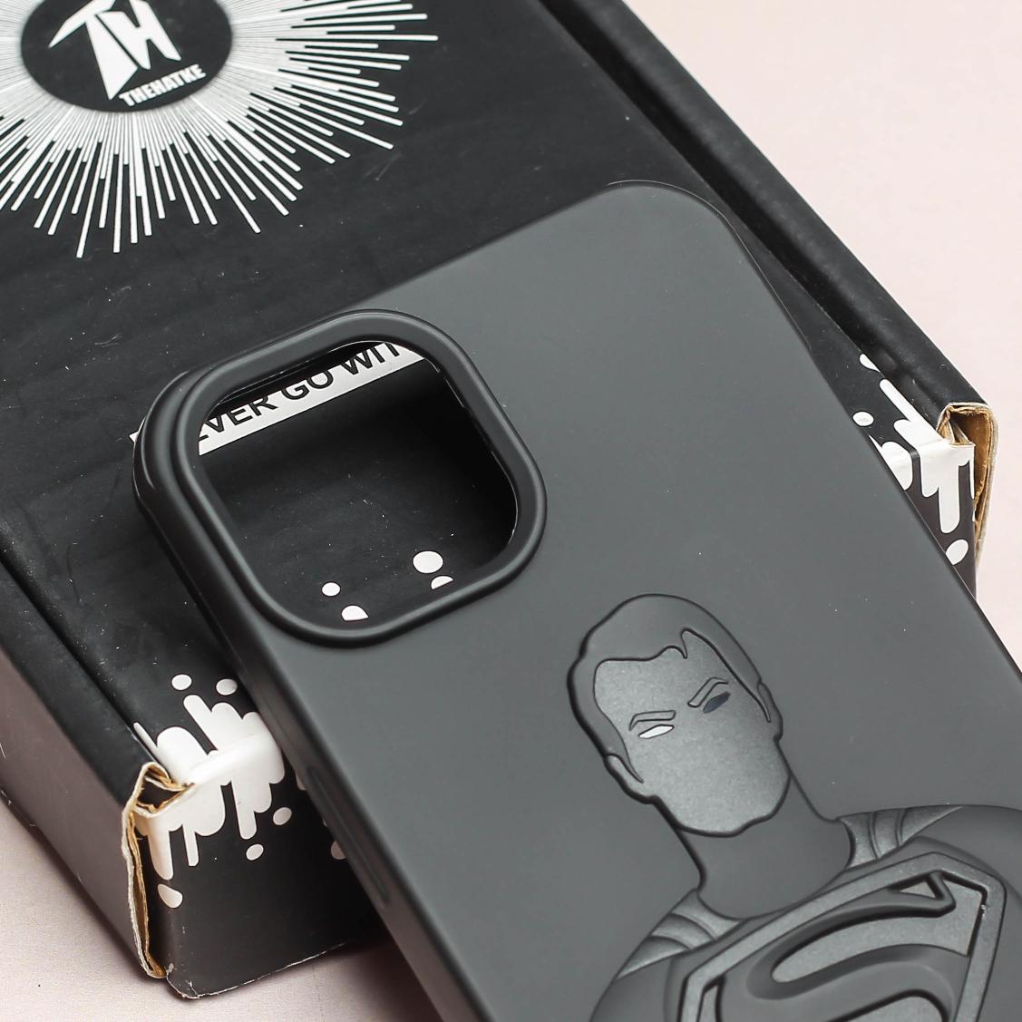 Superhero-FS Engraved silicon Case for Apple Iphone 13