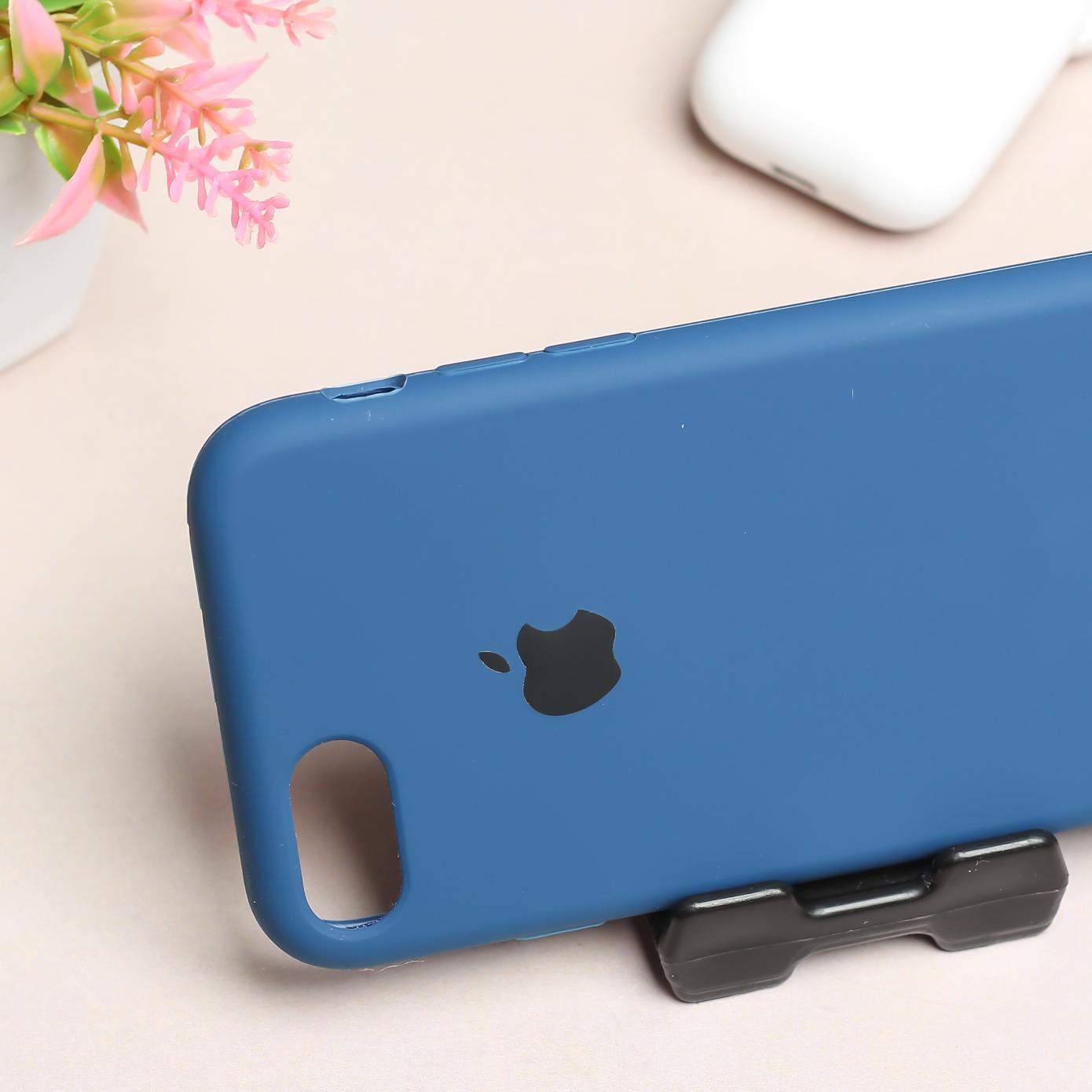 Dark Blue Original Silicone case for Apple iphone 7
