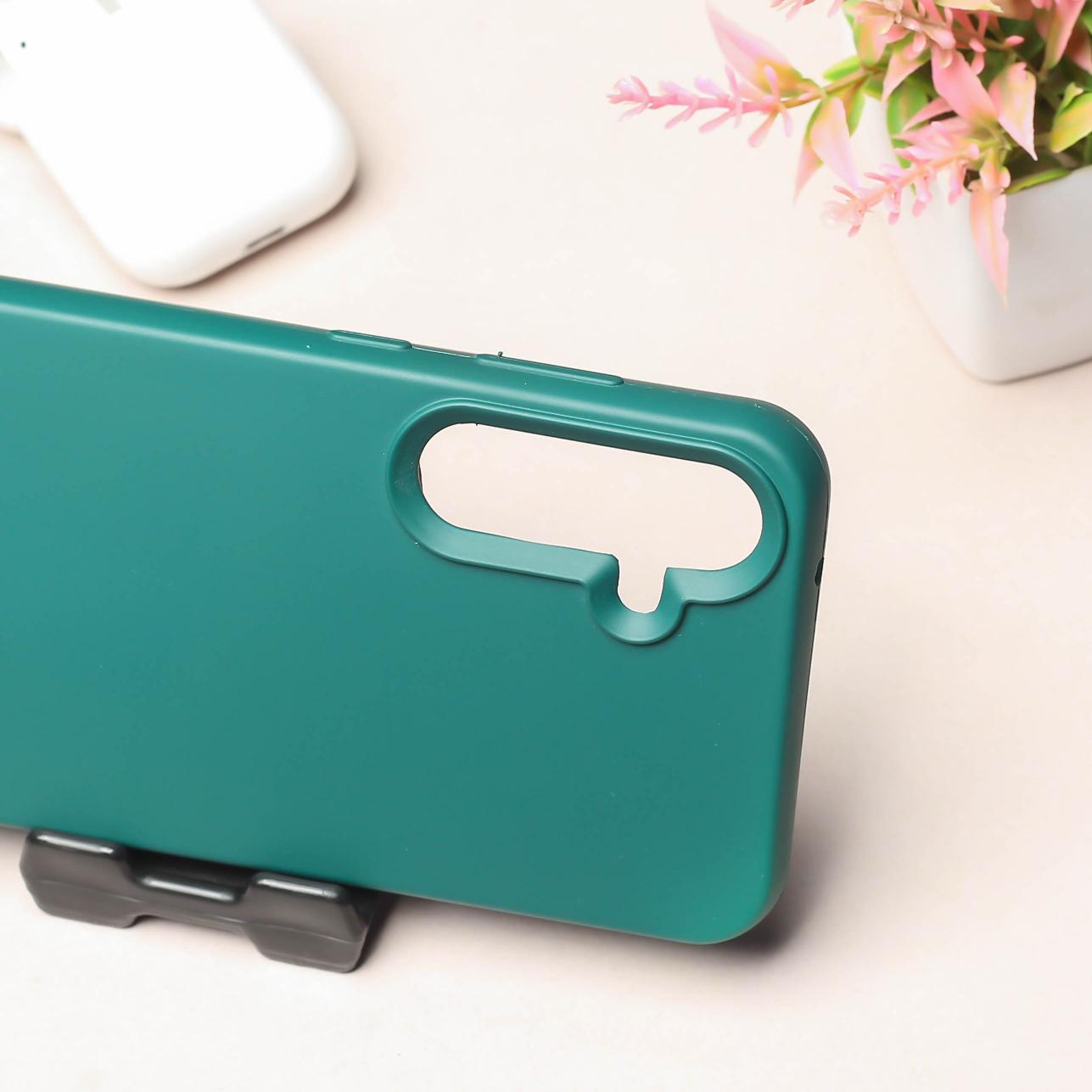 Dark Green Original Silicone case for Samsung S23 FE