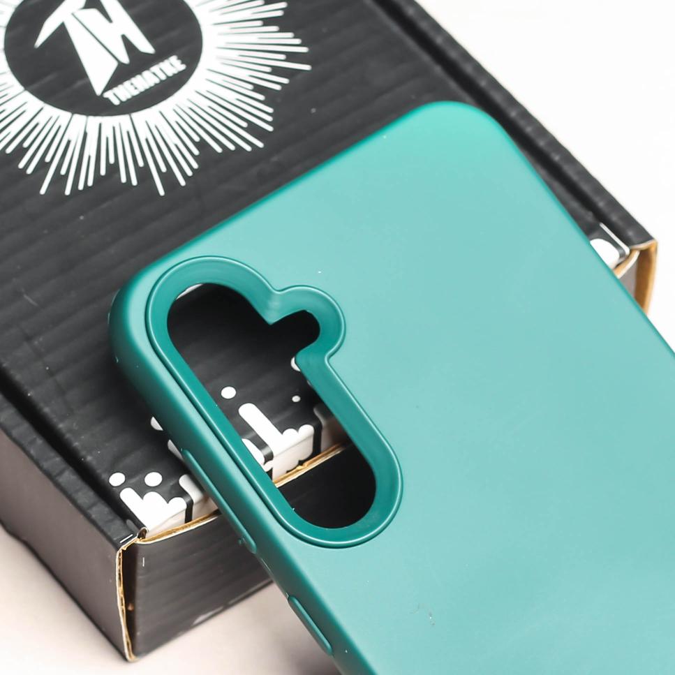 Dark Green Original Silicone case for Samsung S23 FE