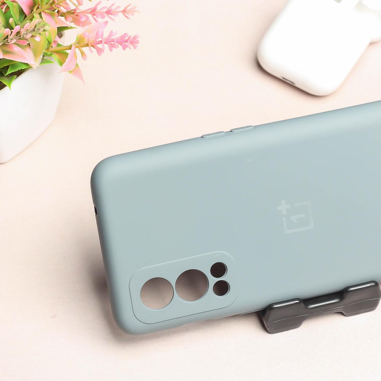 Light Grey Camera Original Silicone case for Oneplus Nord 2