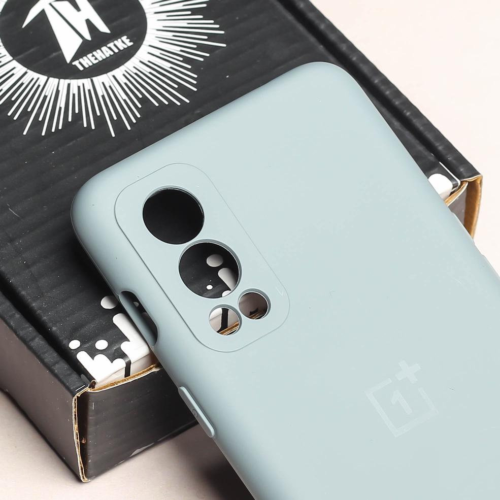 Light Grey Camera Original Silicone case for Oneplus Nord 2