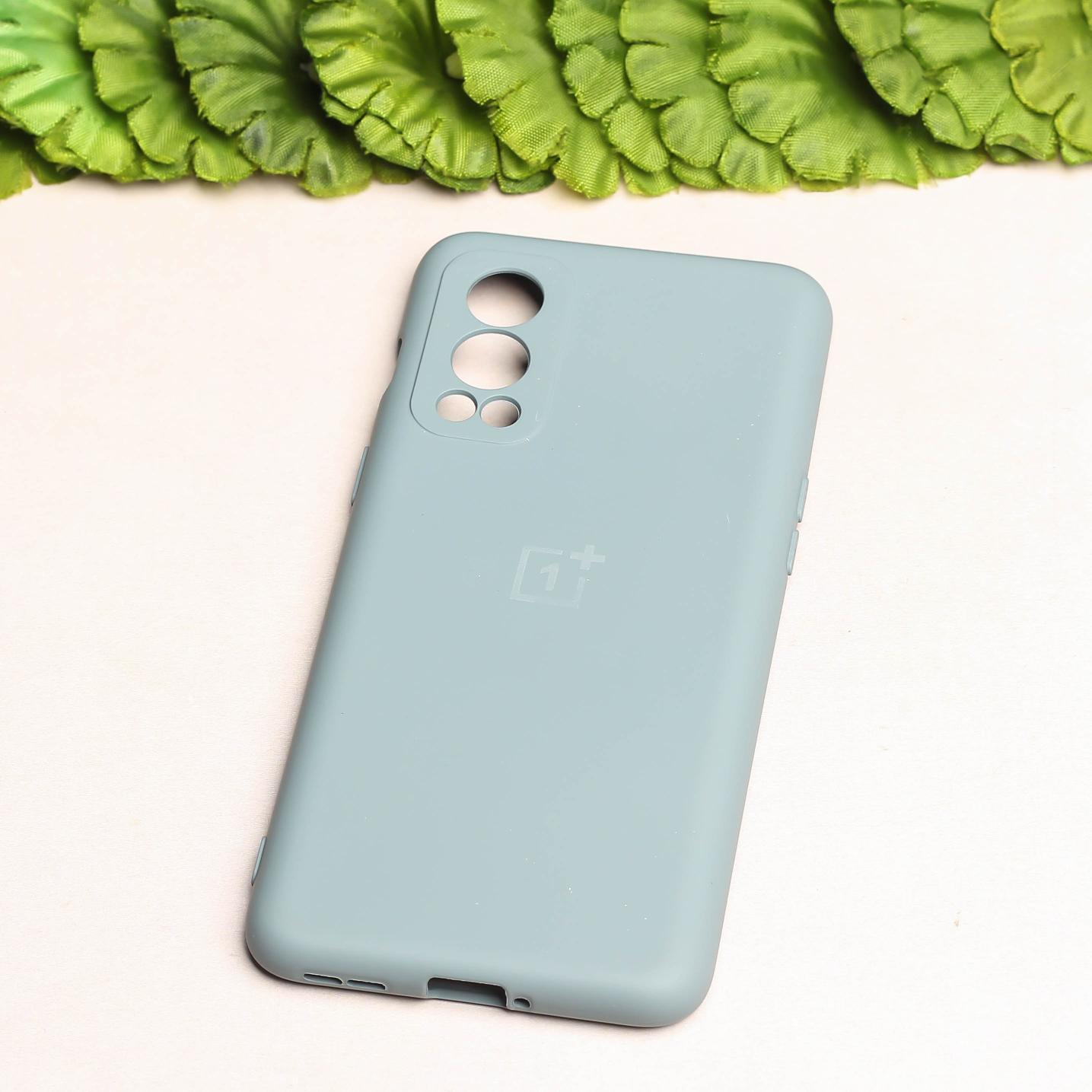 Light Grey Camera Original Silicone case for Oneplus Nord 2