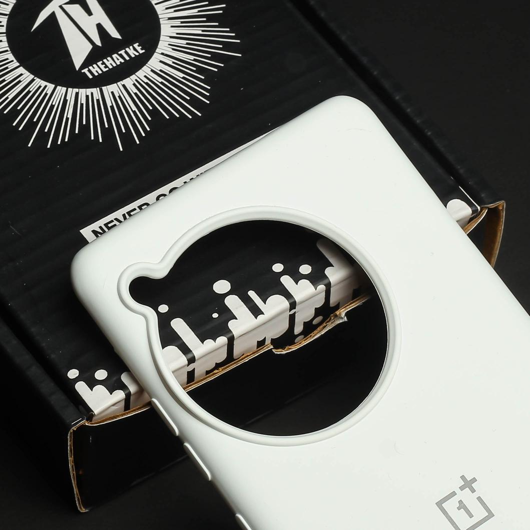 White Original Silicone case for Oneplus 12R