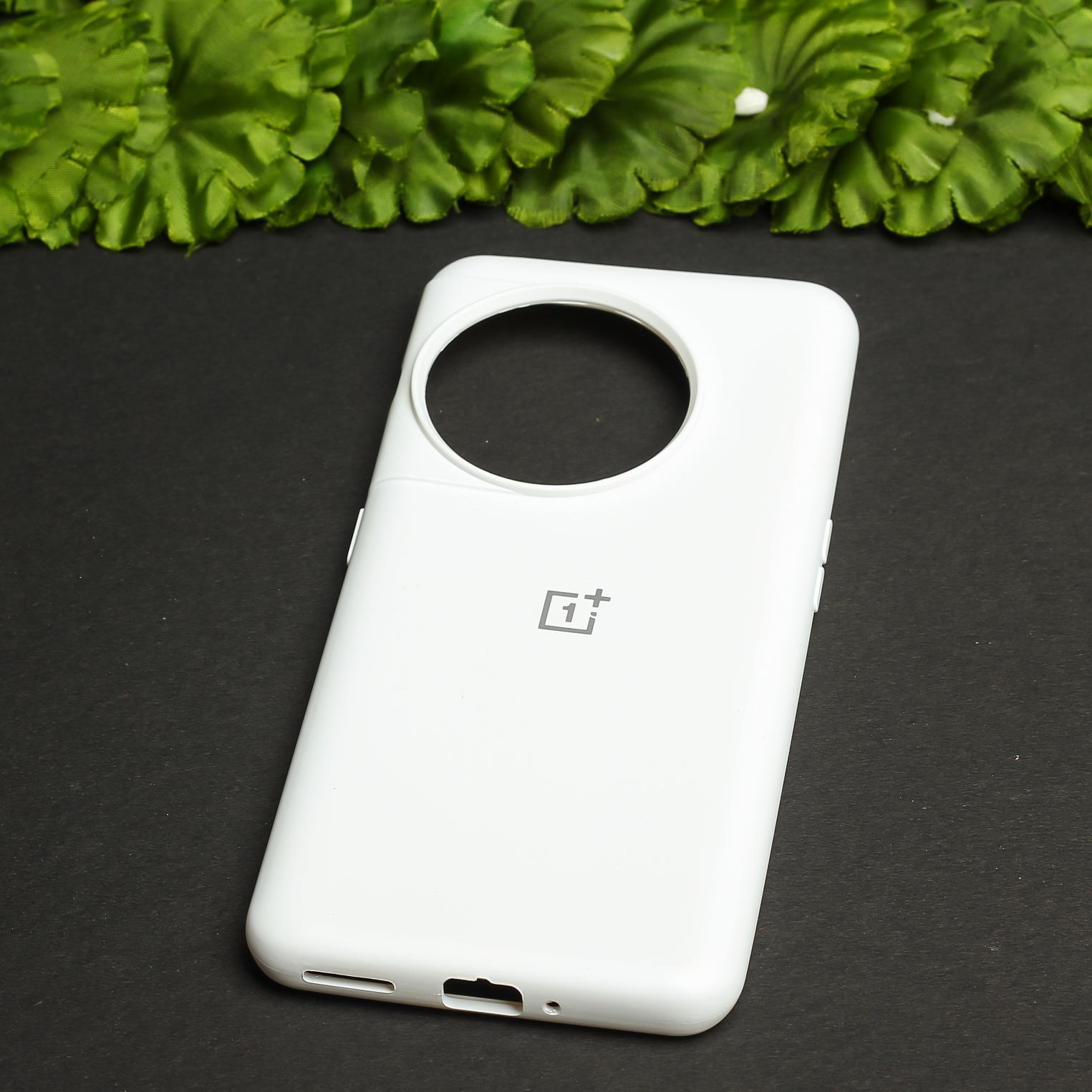 White Original Silicone case for Oneplus 13R
