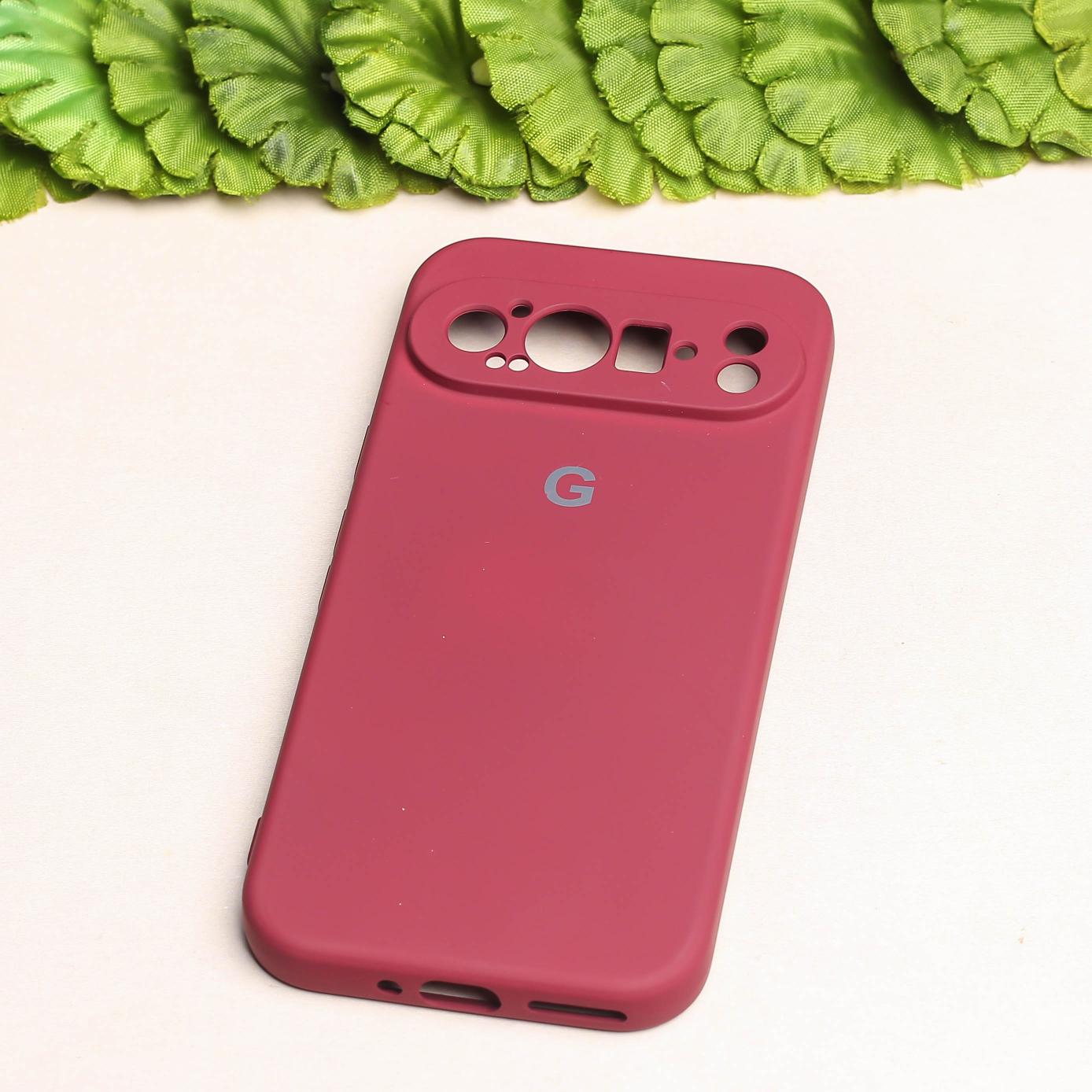 Mehroon Camera Original Silicone case for Google Pixel 9 Pro