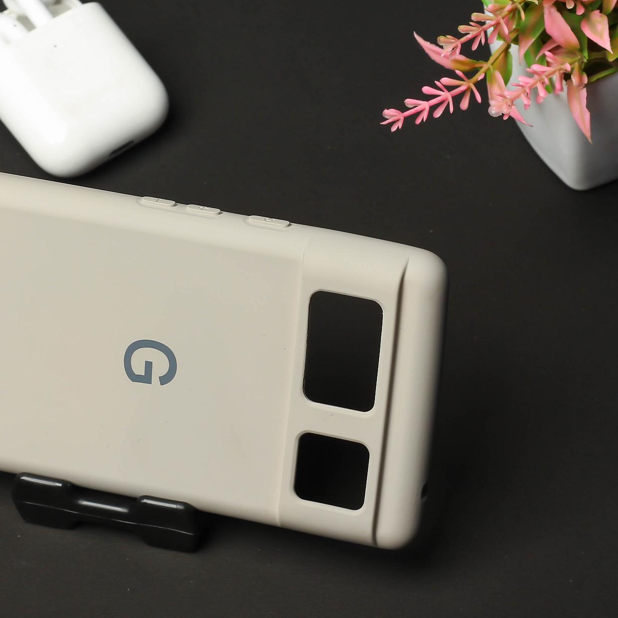 Cream Camera Original Silicone case for Google Pixel 6
