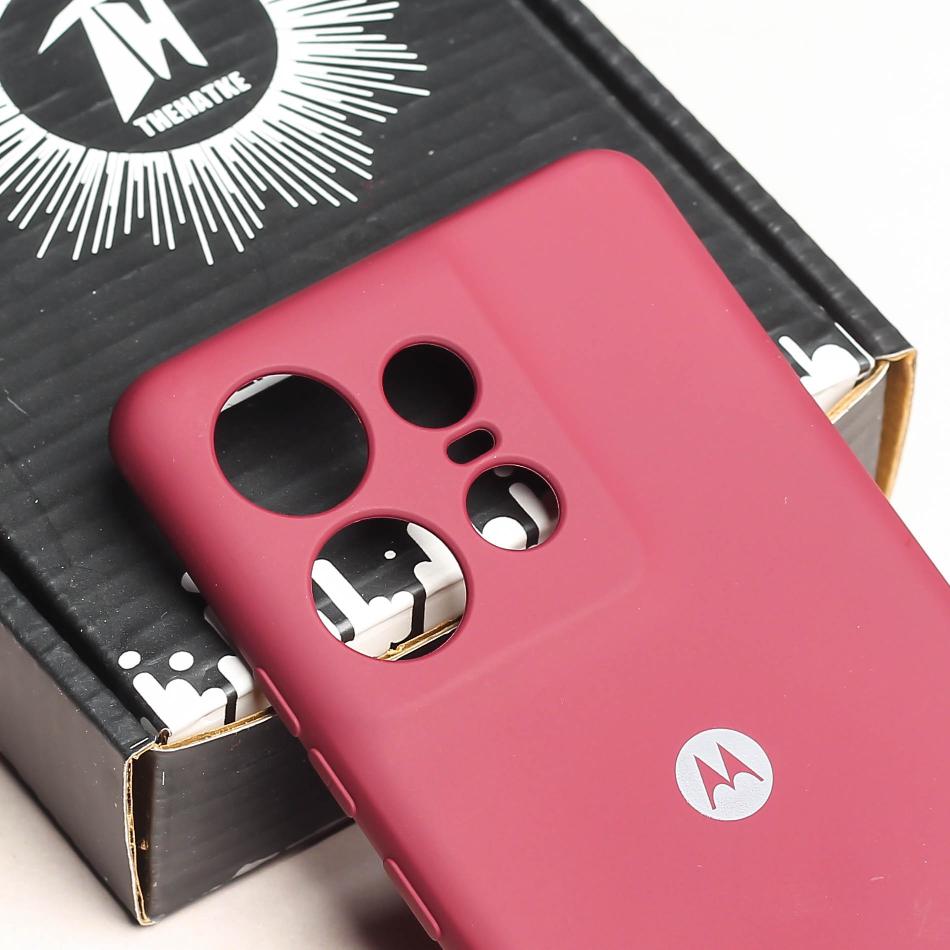 Mehroon Camera Original Silicone case for Motorola Edge 50 Pro