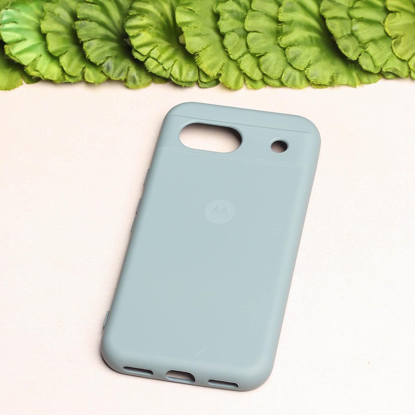 Light Grey Camera Original Silicone case for Google Pixel 8a