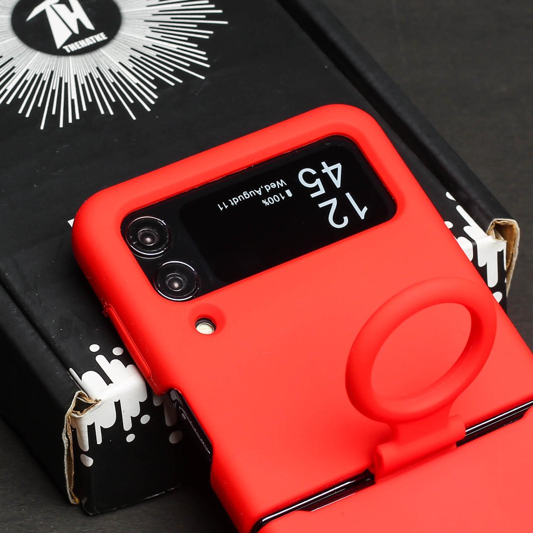 Red Original Silicone case for Samsung Galaxy Z FLIP 3
