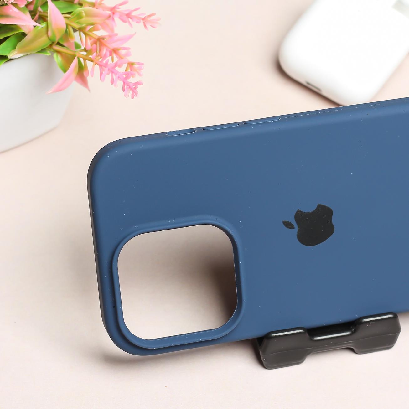 Dark Blue Original Silicone case for Apple iPhone 11 Pro