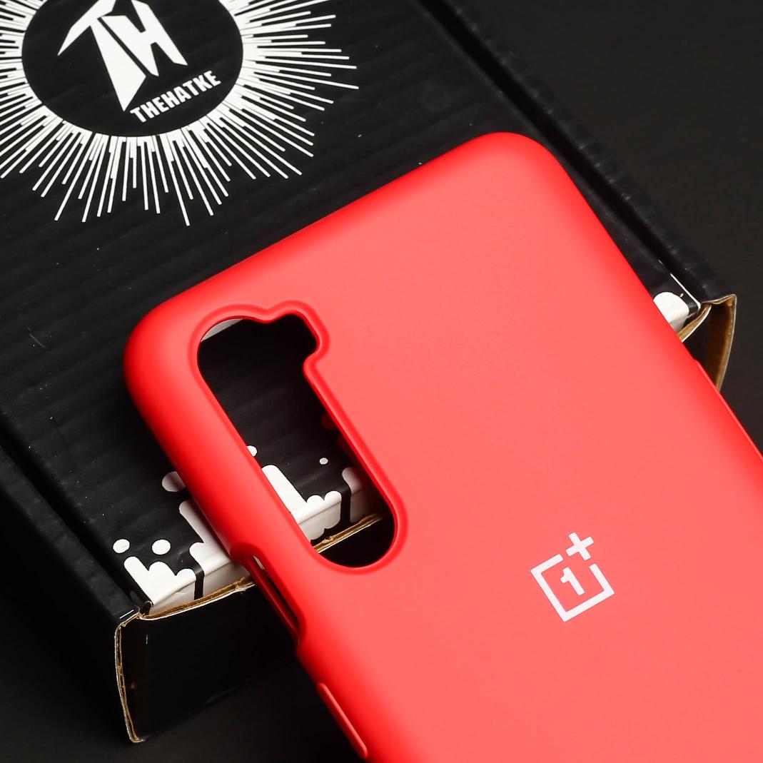 Red Original Silicone case for Oneplus Nord