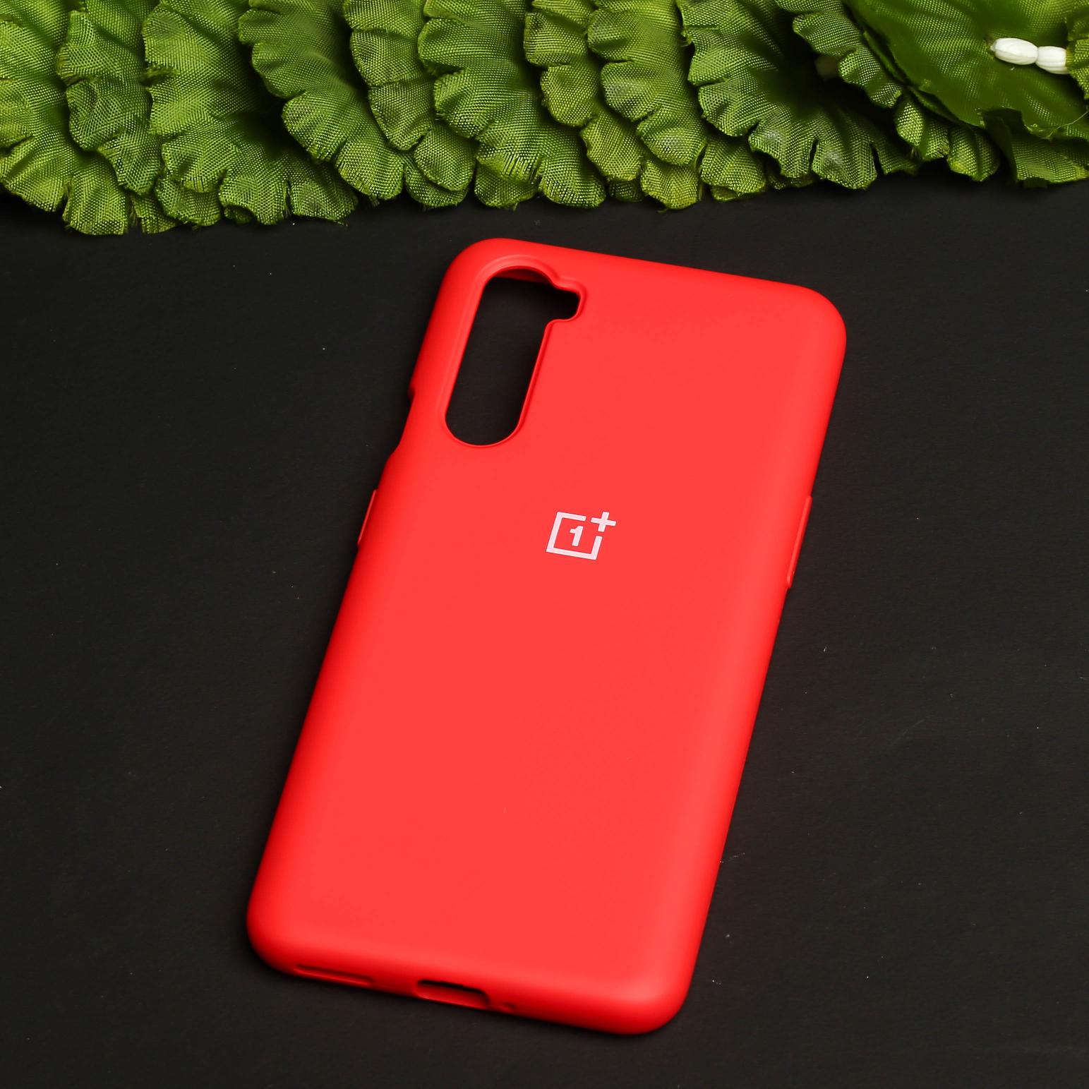 Red Original Silicone case for Oneplus Nord