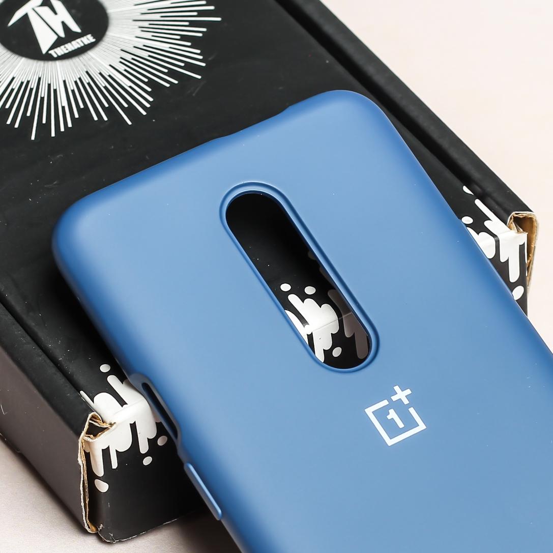 Dark Blue Original Silicone case for Oneplus 7 Pro