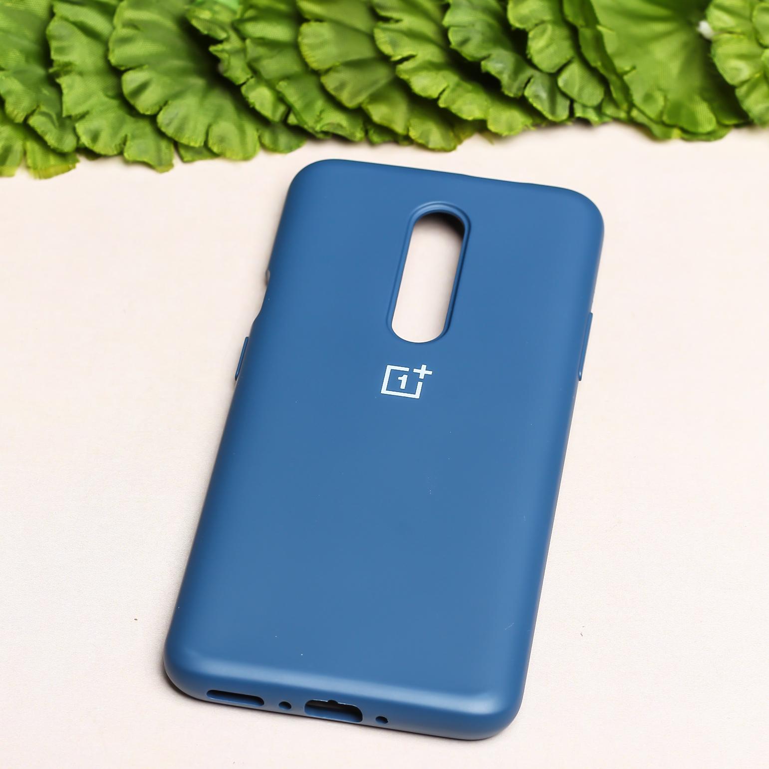 Dark Blue Original Silicone case for Oneplus 7 Pro
