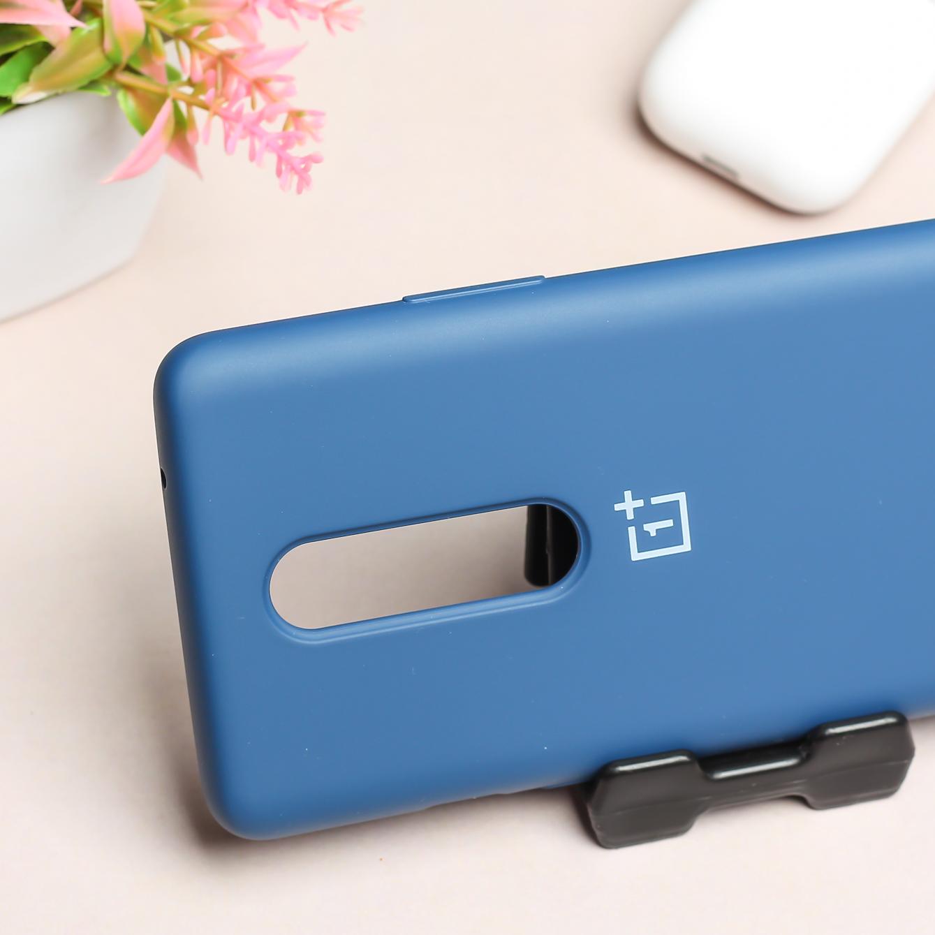 Dark Blue Original Silicone case for Oneplus 8