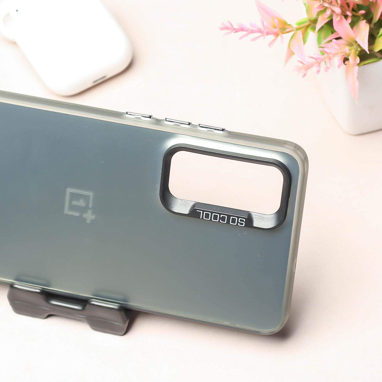 Grey Rgiem Slim Slicone Non-Yellowing Protective Case for Oneplus Nord CE 4 Lite