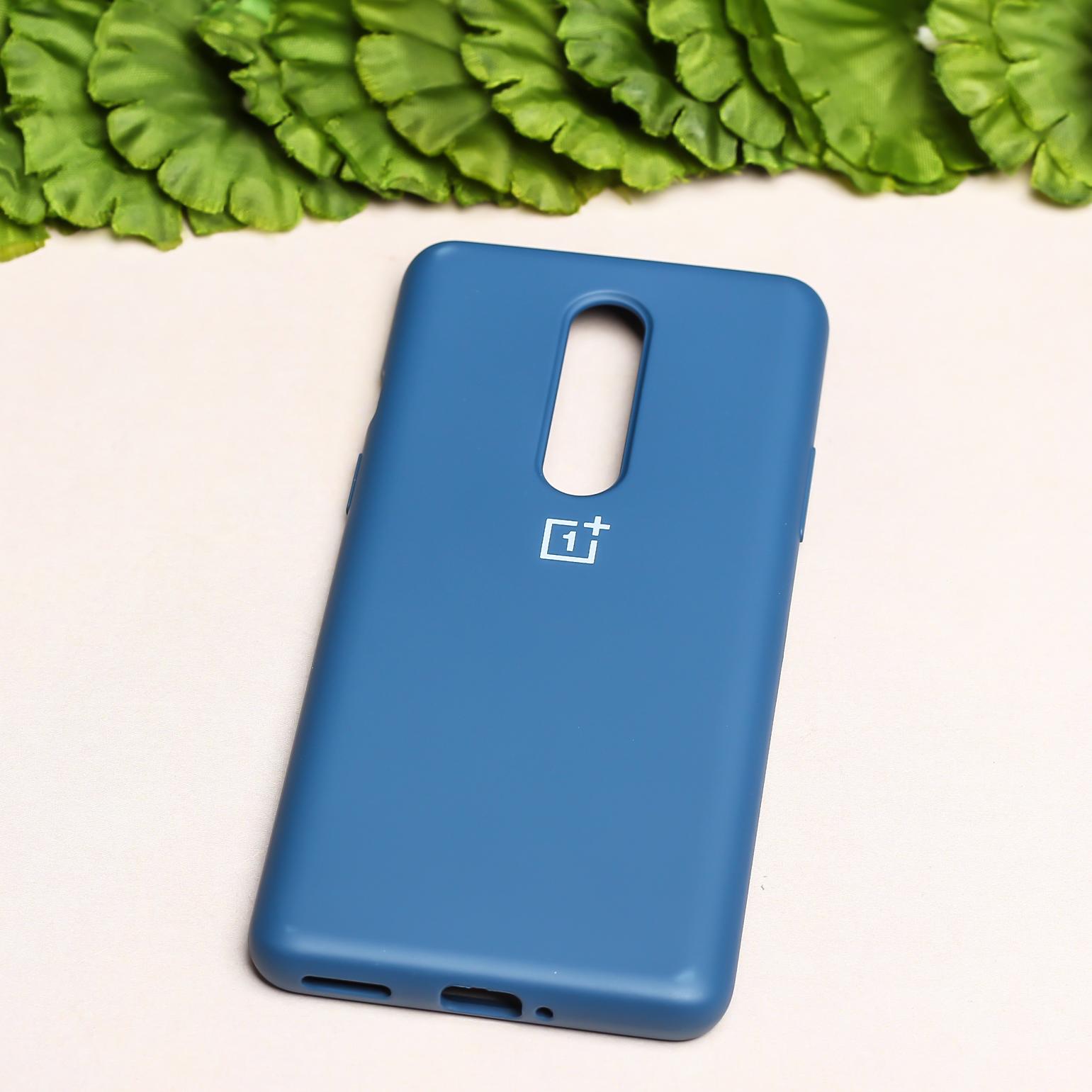 Dark Blue Original Silicone case for Oneplus 8