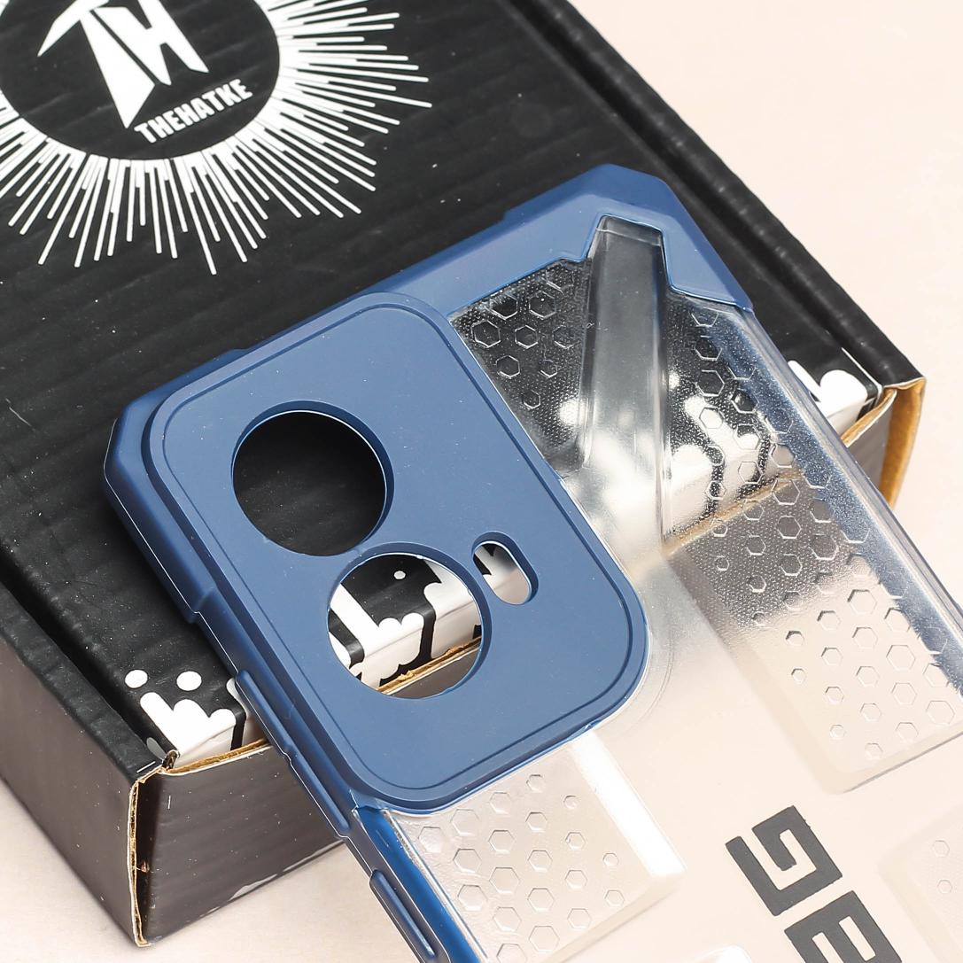 Blue UAG Transparent Case for Motorola G85