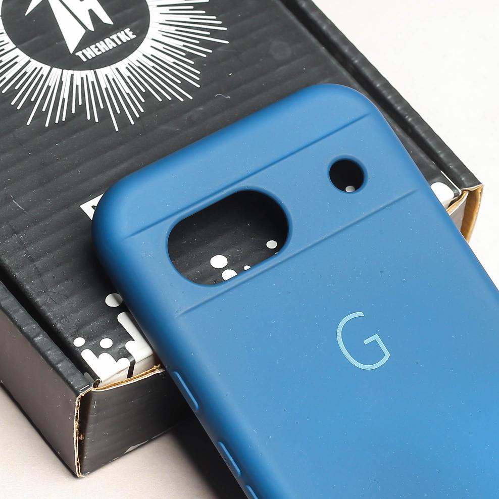 Blue Camera Original Silicone case for Google Pixel 8a