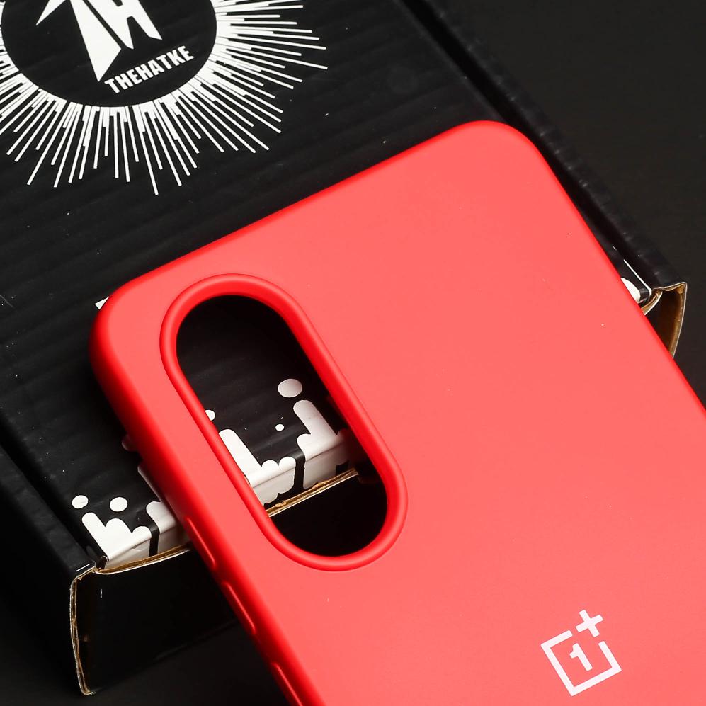 Red Original Silicone Case for Oneplus Nord CE 4 Lite 5G